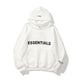 Fear of God Essentials 3D Silicon Applique Pullover Hoodie